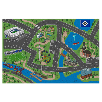 Hamburger SV HSV Spielteppich ca. 120 x 80 cm